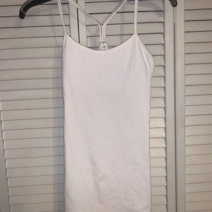 White Power Y Lululemon Tank Sz 6